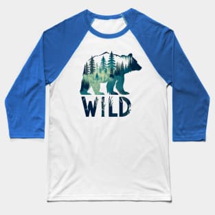 Wild Bear Baseball T-Shirt